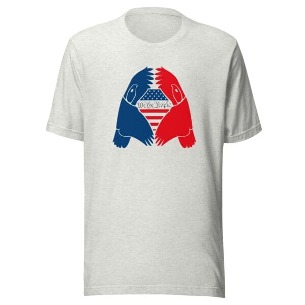 Patriotic T-Shirt We The People with Eagle Ash