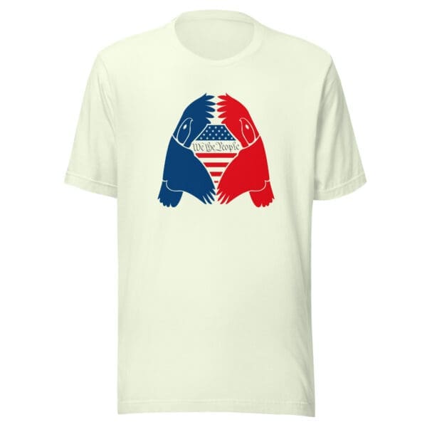 Patriotic T-Shirt We The People with Eagle Citron