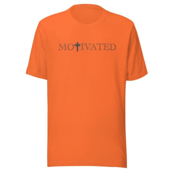 Christian T-Shirt Motivated Orange