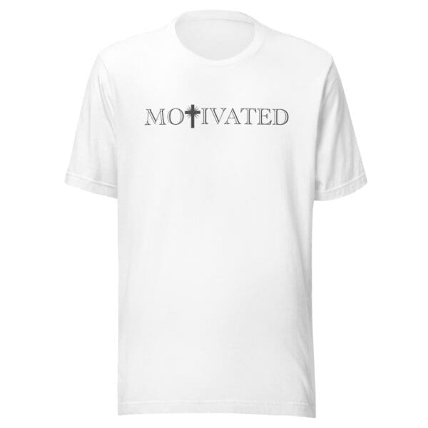 Christian T-Shirt Motivated White